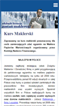 Mobile Screenshot of kursmaklerski.pl